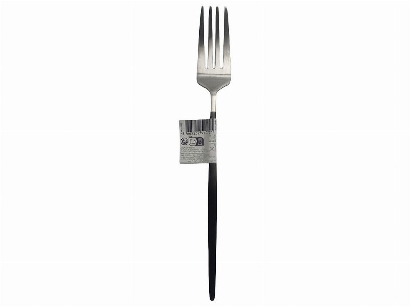 Garfo Inox Actuel Cabo Pvd Preto Indus