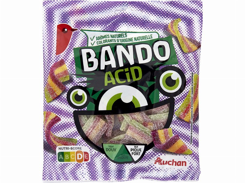 Gomas Auchan Bando Ácidas 200 g