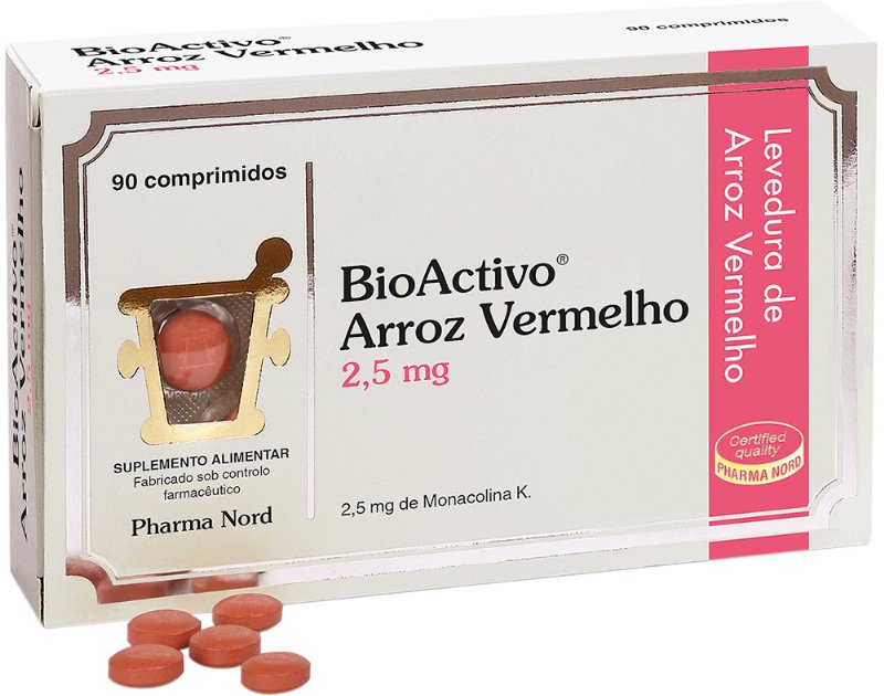 Suplemento Bioactivo Arroz Vermelho 2.5 90Comp