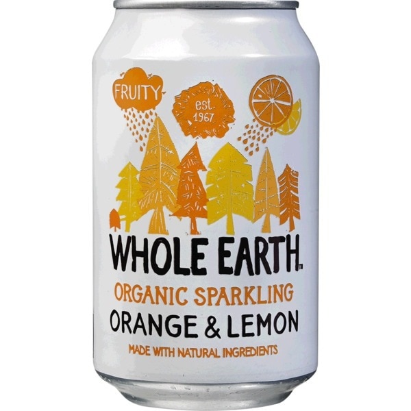 Refrigerante De Laranja E Limão Biológico 330 ml