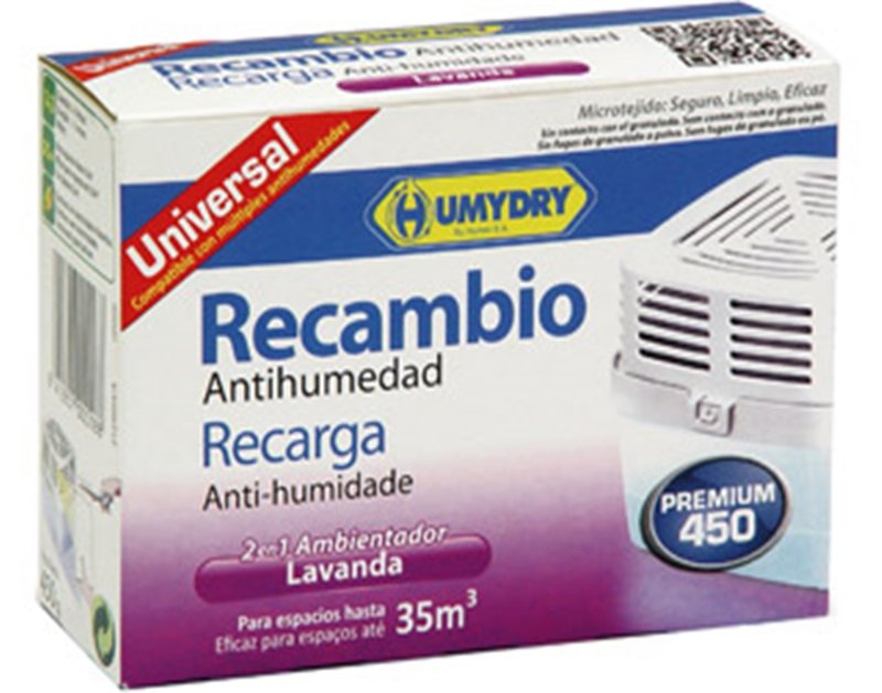 Recarga Para Desumidificador Humydry Perfumado 450 g
