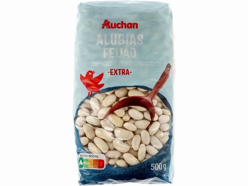 Feijão Auchan Branco Seco Fidalgo 500 g
