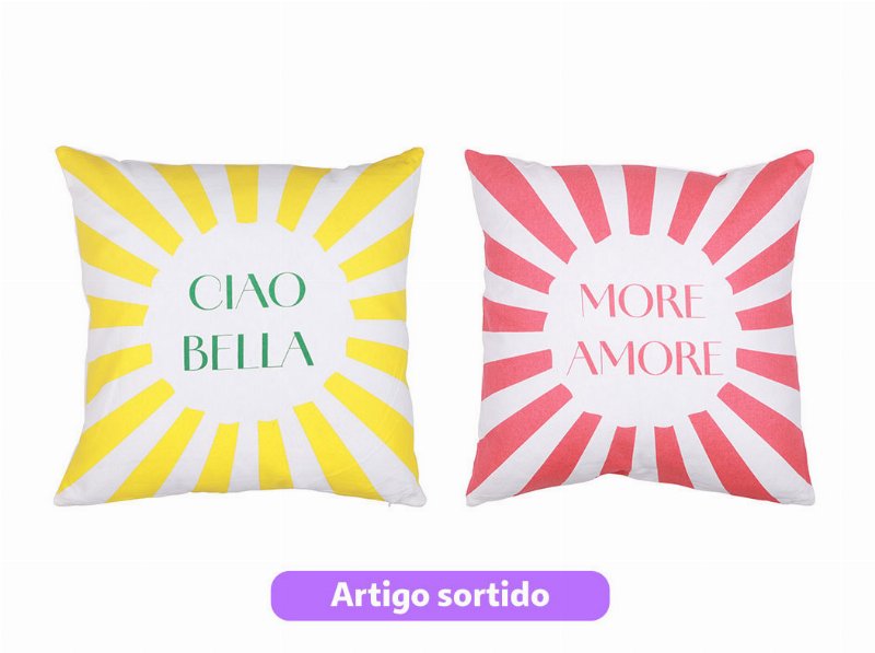 Almofada Actuel Algodão 45X45Cm Modelos Sortidos