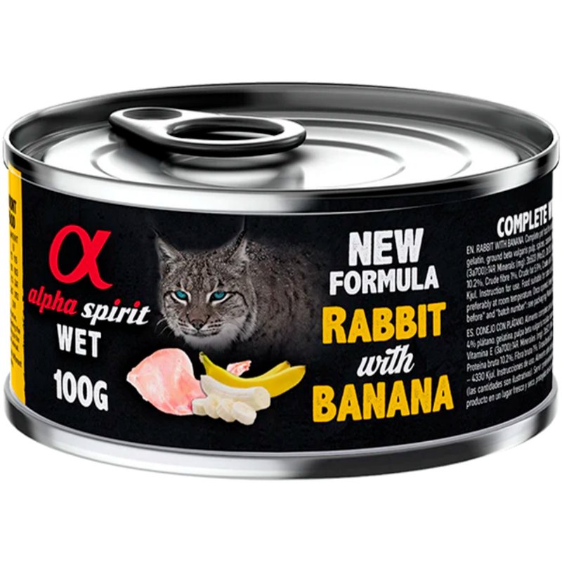 Alimento Húmido Para Gato Sabor Banana 100 g