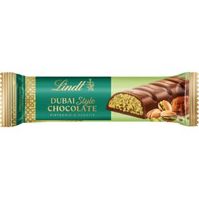 Snack De Chocolate De Leite Com Pistácio Dubai Style Lindt 40 gr
