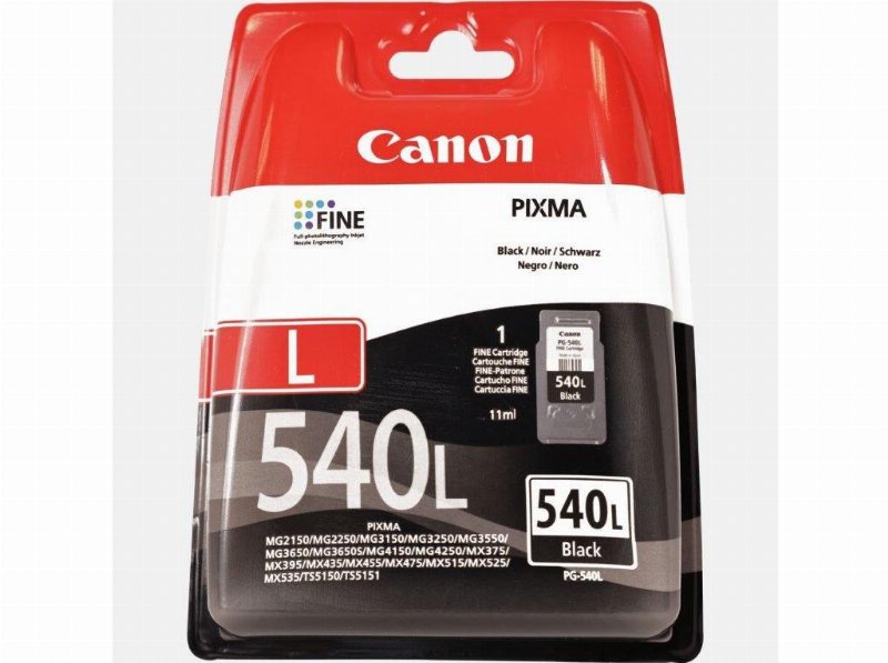 Tinteiro Original Canon Pg-540 l Bl Eur Preto