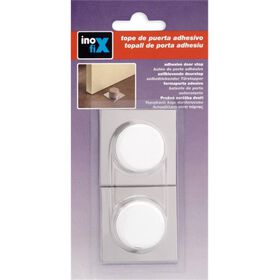 Batente De Porta Adesivo 45Mm Branco Inofix 2 Un