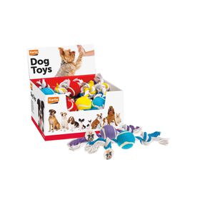 Brinquedo Para Cão Bola Ténis Com Corda (Vários Modelos) Karlie 1 Un