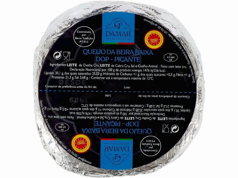 Queijo Picante Da Beira Baixa Dop Damar Kg
