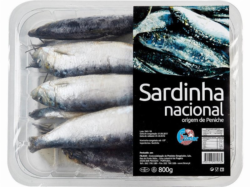 Sardinha Nacional Peniche Congelada 800 g