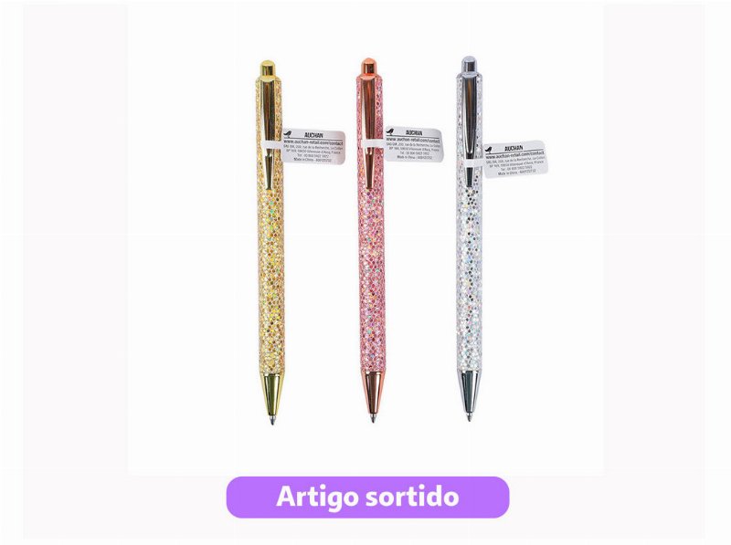 Esferográfica Retrátil Auchan Cores Sortidas