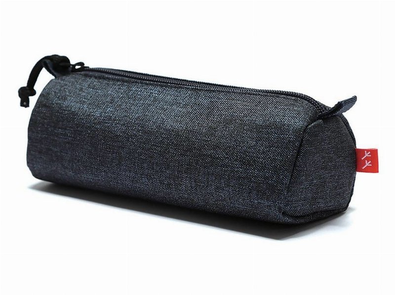Estojo Cilíndrico Auchan Azul 19X8X6Cm