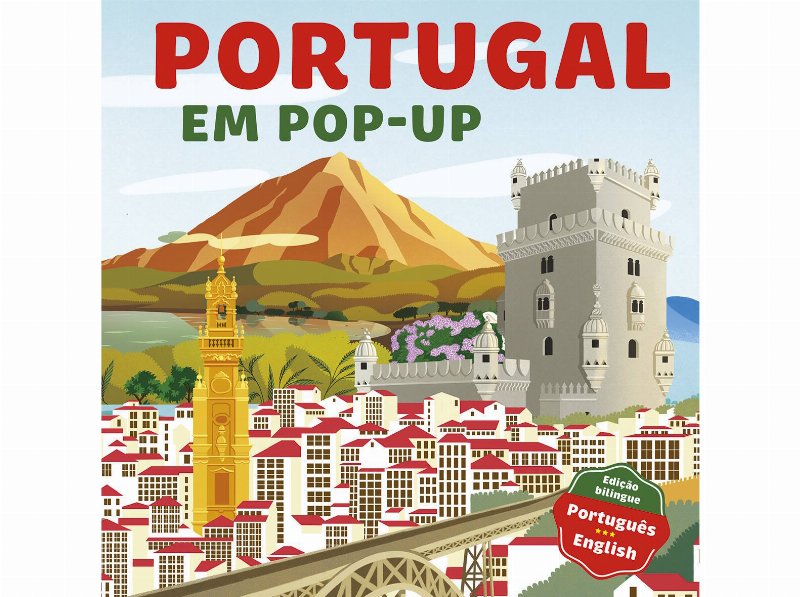 Livro Portugal Em Pop-Up - Edição Bilingue (Português/Ing