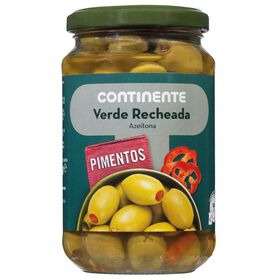 Azeitona Verde Com Pimento Continente 200 gr