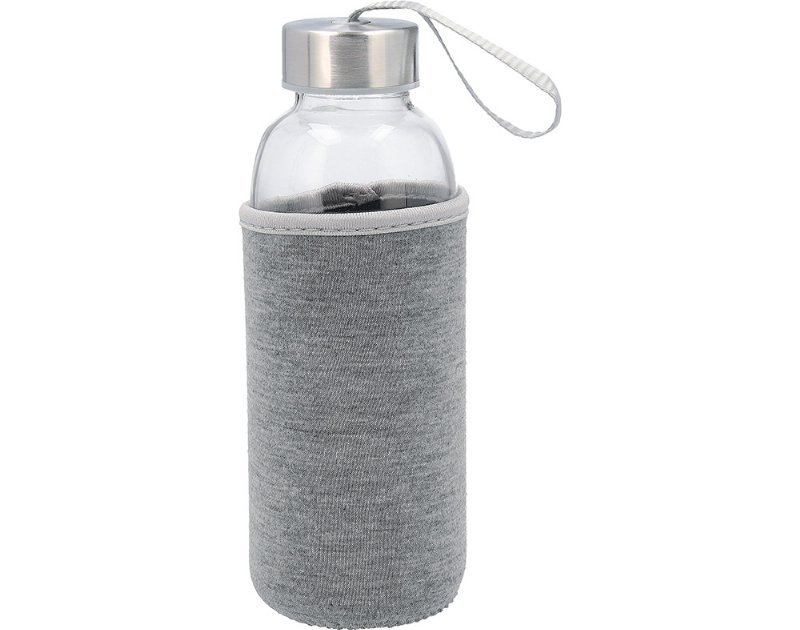 Garrafa Quid Vidro Com Capa Cinzento 0.4 l