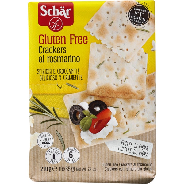 Crackers Com Alecrim Sem Glúten 210 g