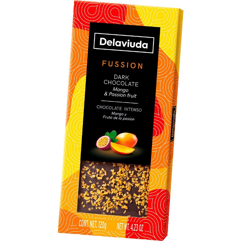 Chocolate Preto De Manga E Maracujá 120 g
