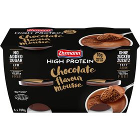 Mousse Proteína Chocolate Ehrmann 400 gr (4 Un)