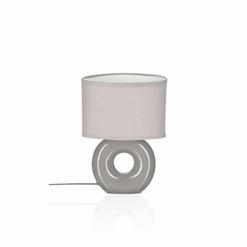 Hkh Candeeiro De Mesa Em Cerâmica Oval Taupe