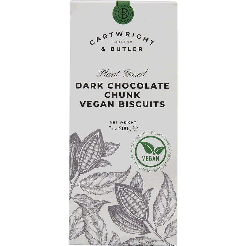Biscoitos Vegan De Chocolate Preto 200 g