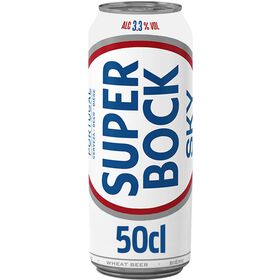 Cerveja Em Lata Com Álcool Sky Super Bock 50 cl