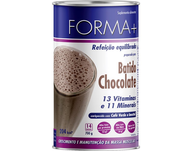 Batido Forma + Chocolate Com Cla 700 g