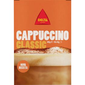 Café Cappuccino Clássico Stick Delta 14 gr (10 Un)