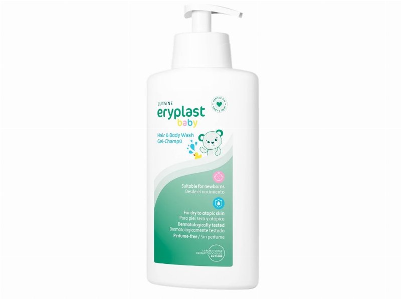 Gel Limpeza Eryplast 2 Em 1 Bebé Pele Atópica 500 ml