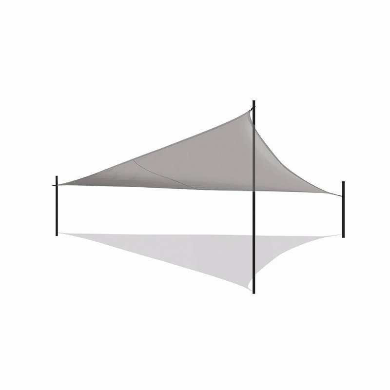 Toldo Triangular Cinza Com Saco
