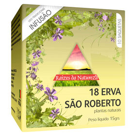 Infusão Nº18 Erva São Roberto Saquetas Raízes Da Natureza 10 Un