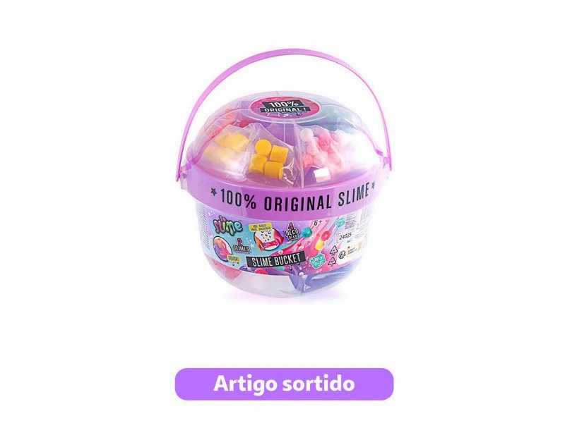 Slime Bucket So Slime Diy Com Decorações Modelos Sortidos