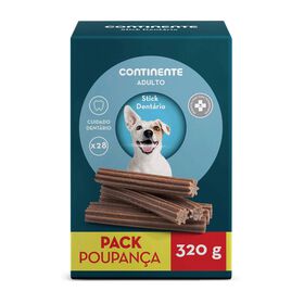Snack Para Cão Adulto Raças Pequenas Dental Pack Poupança Continente 320 g (28 Un)