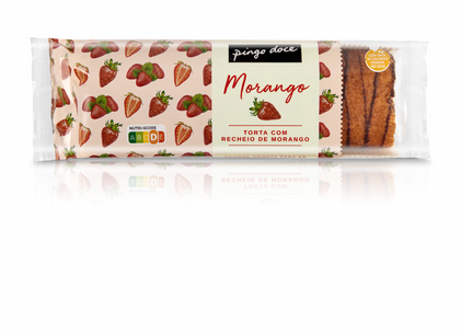 Torta Com Recheio De Morango Pingo Doce 0.3Kg
