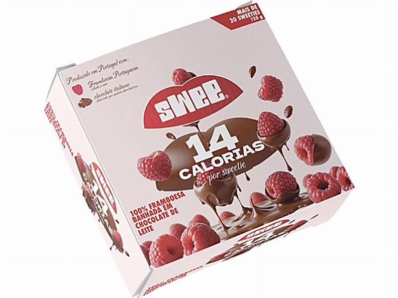 Sweeties Swee Framboesa E Chocolate De Leite 125 g