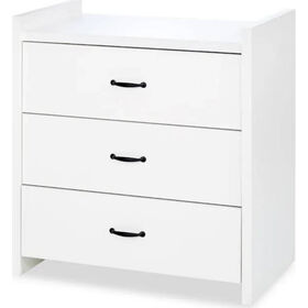Cómoda 3 Gavetas 84X45X87Cm Branco Amélia Twinko