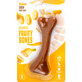 Snack Para Cão Osso Mordedor Madeira Fruity Bone Banana S Dashi 1 Un