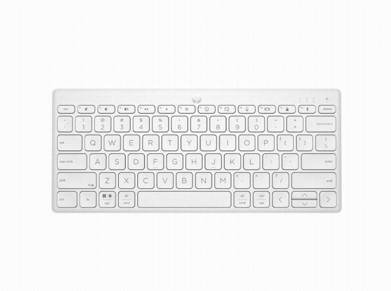 Teclado Sem Fios Hp 350 Multi-Device Branco
