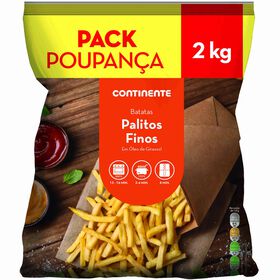 Batata Palitos Finos Continente 2 kg