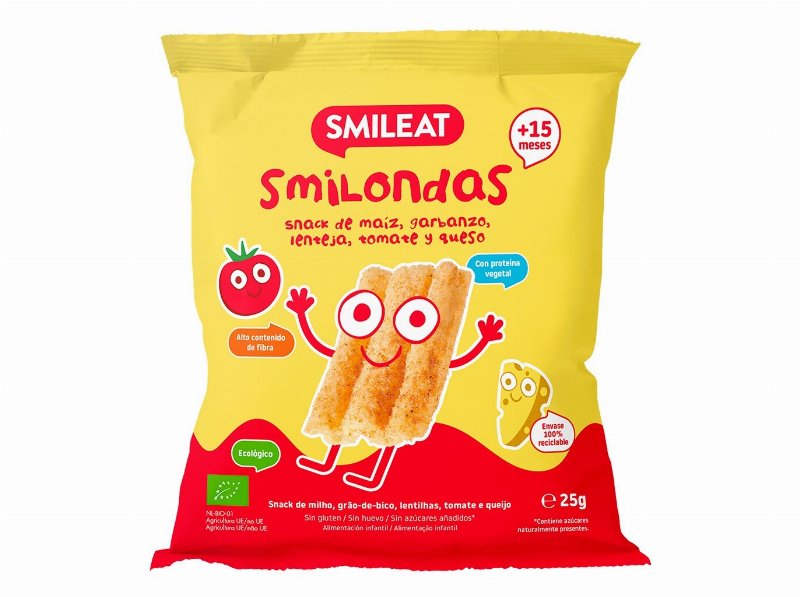 Snack Smileat Bio Tomate E Queijo 25 g
