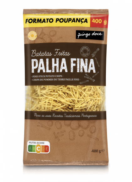 Batatas Fritas Palha Fina Pingo Doce 0.4Kg
