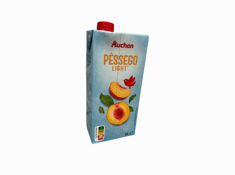 Néctar Auchan Light Pêssego 1 l