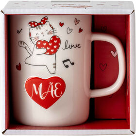 Caneca 360 ml Gatos Kasa