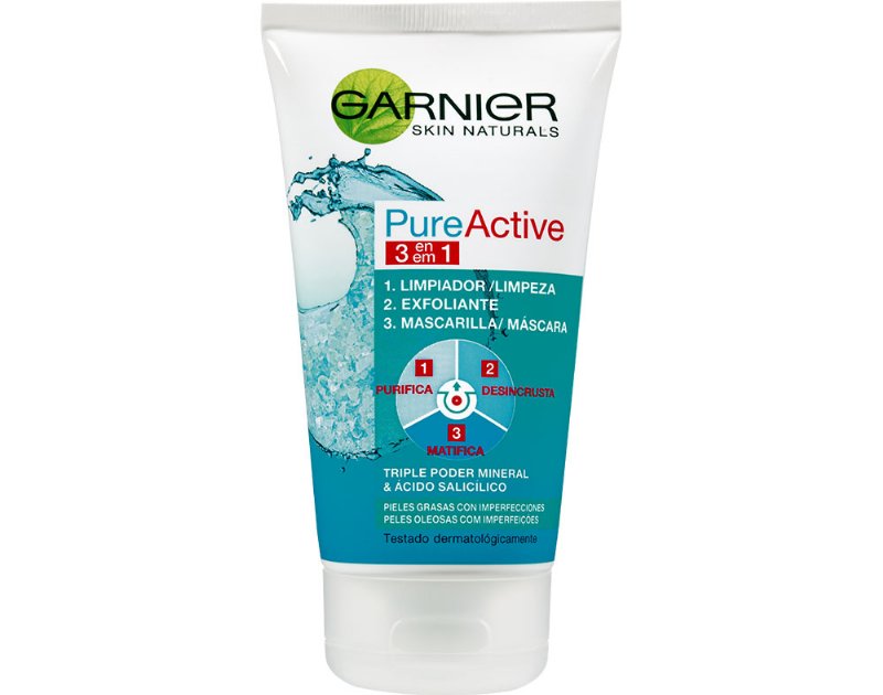 Máscara Garnier Pure Active 3Em1 150 ml
