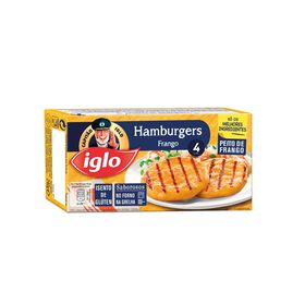 Hambúrguer De Frango Sem Glúten Capitão Iglo 240 gr (4 Un)