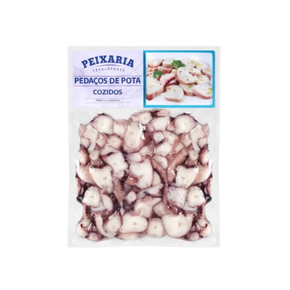 Pedaços De Pota Cozidos Nossa Peixaria 0.15Kg