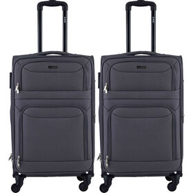 Conjunto 2 Malas Viagem Cabine Cinza Move Berg