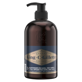 Gel De Limpeza 3 Em 1 Gillette King C. 350 ml