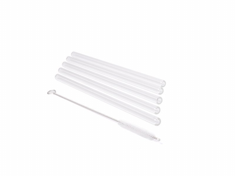 Conjunto 5 Palhinhas Vidro 15Cm Actuel