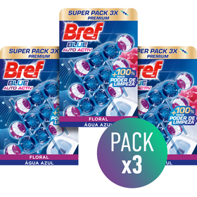 Bloco Sanitário Power Activ Floral Bref 3 X 3 Un