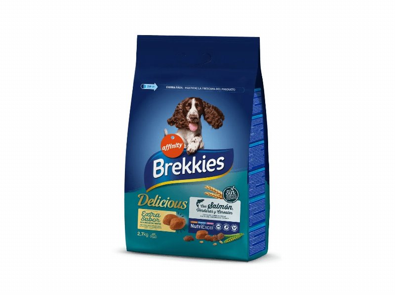 Ração Cão Brekkies Delicious Salmão 2.7 kg